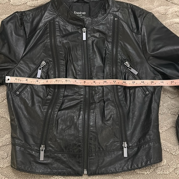 Leather Bebe jacket - Picture 3 of 5